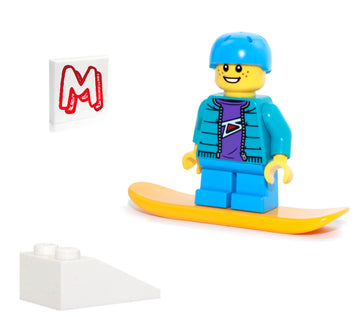 LEGO Holiday Minifigure - Snowboarder Boy (with Snowboard and Mini Jump)