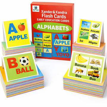 Alphabet Flash Cards for Toddlers | Award-Winning | ABC Flashcards for Baby & Kids|ABC Cards Kindergarten || Large A-Z Learning Letter Animal Color