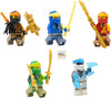 LEGO Ninjago Combo Set: 5 Core Ninja Minifgures (Jay, Cole, Zane, Lloyd and Kai)