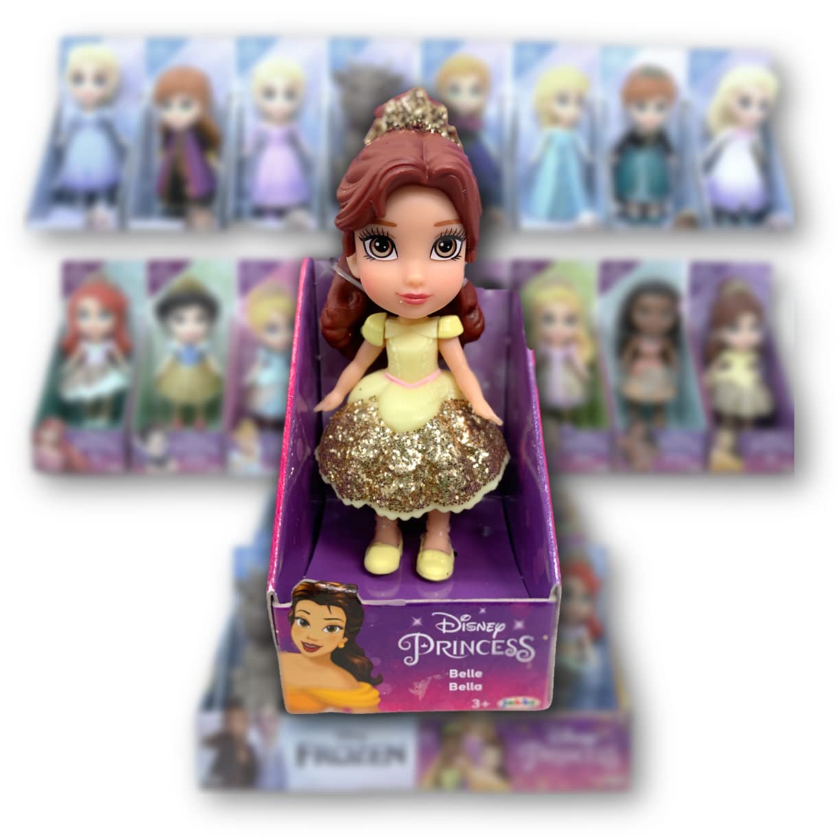 Amarina Packed in Clear Box for Gift Disney Princess Mini Poseable 3.5 Doll Choose from All 11 Style Princess Characters 217584PQ 0