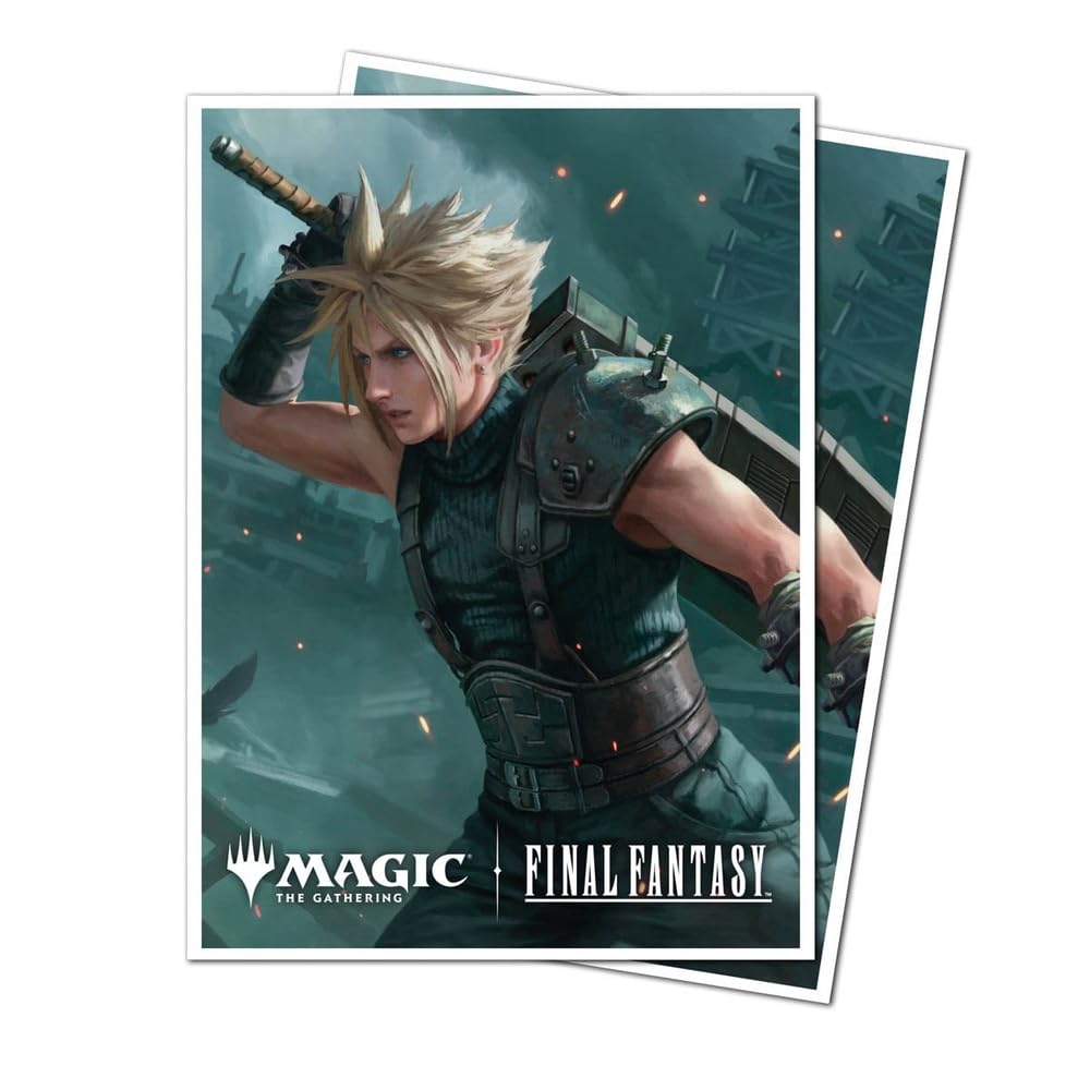 Ultra PRO - Final Fantasy x Universes Beyond Cloud, Ex-Soldier 105ct APEX Deck Protector™ Sleeves for Magic: The Gathering | Trading Card Accessories