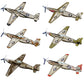 JOYGOGO 24 Pack War Glider Planes, Toy Glider Plane, 6 Different Designs Party Favors for Kid, Easy Assembly, Valentines Airplanes, Birthday Party