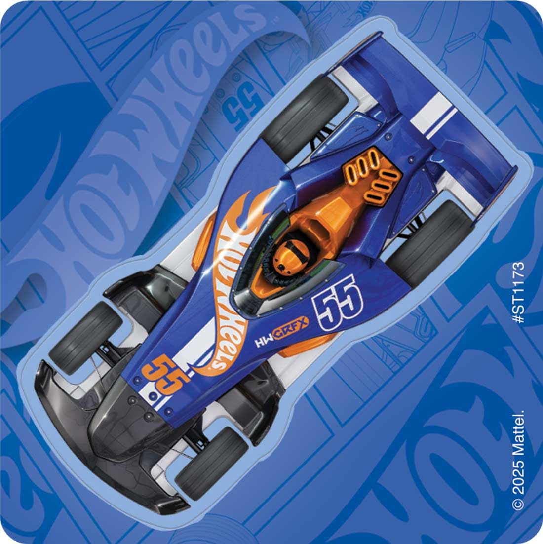 SmileMakers Shaped Hot Wheels Stickers - Prizes and Giveaways - 100 per Pack