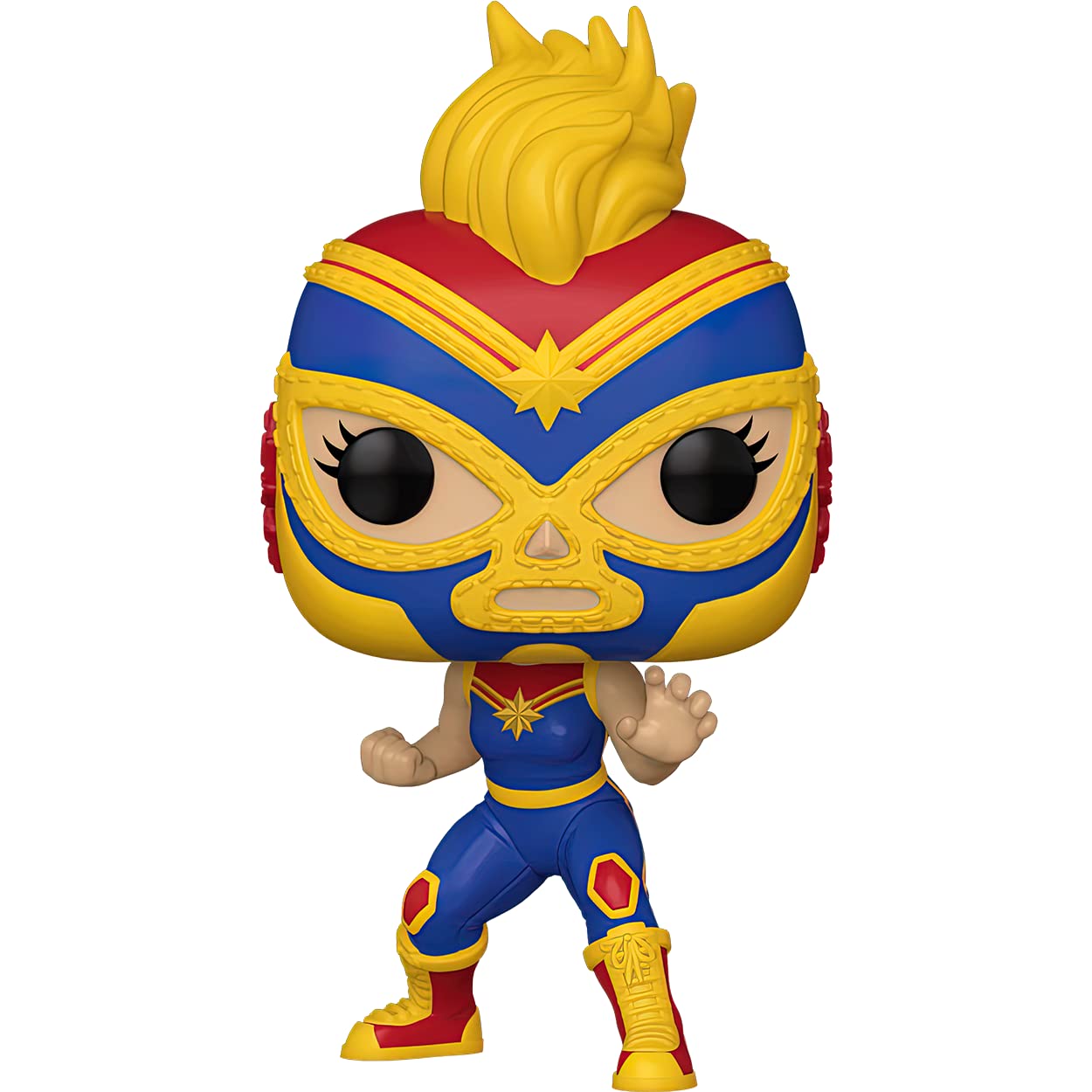 Funko La Estrella Cósmica (Captain M a r v e l ): P o p ! Vinyl Figurine Bundle with 1 Compatible 'ToysDiva' Graphic Protector (710-53872 - B)