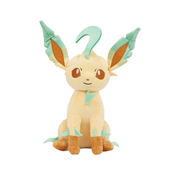 Pokémon Plush 20 cm PKW4578 Leafeon - Yellow/Green - Official Pokemon Clogged Collectable Toy for Children 2+