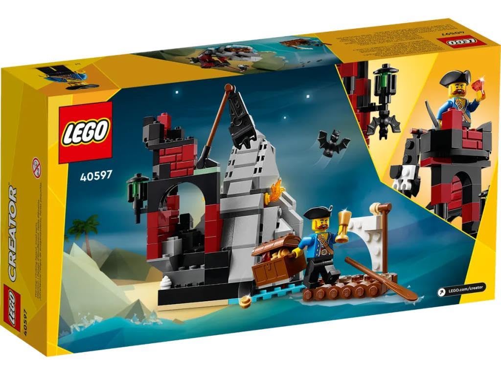 LEGO Scary Pirate Island GWP Building Set (40597, 214 pcs)