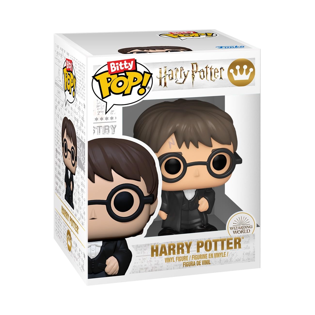 Funko Bitty POP! Harry Potter Goblet of Fire, 4-Pack - Harry, Cho, Parvati, and a Surprise Mystery Mini Figure - 0.9 Inch (2.2 Cm) - Harry Potter