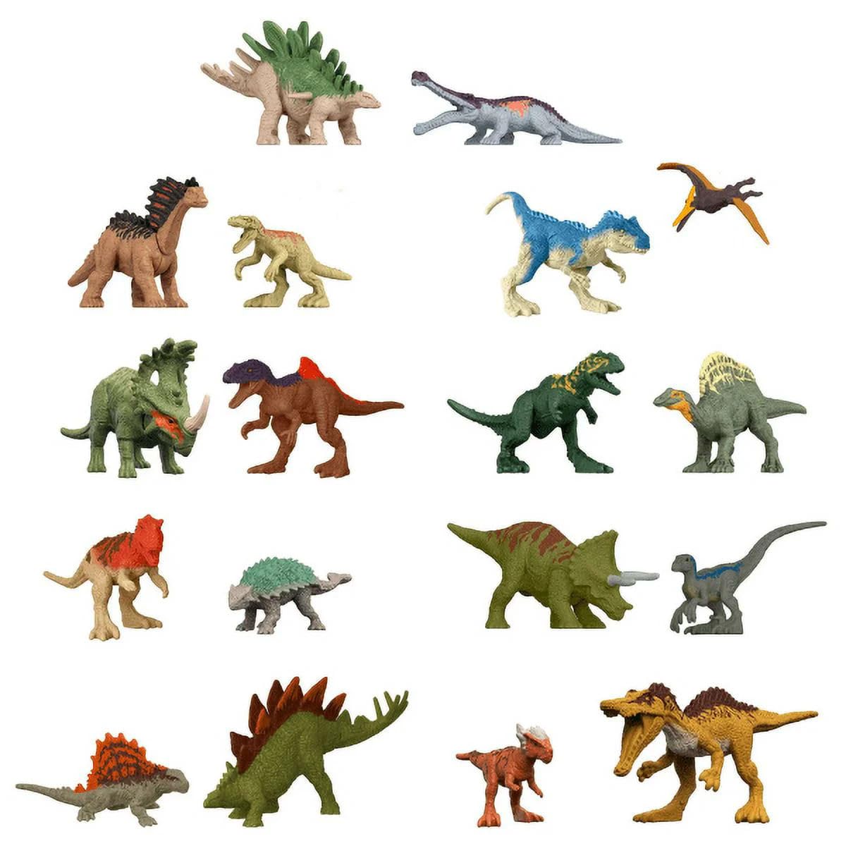 Jurassic World Dominion Dinos Mini Surprise Combo - 6 Blind Box Packs | No Duplicates, Mystery Mini Dino Figures | 1.125? Scale Collectibles - Mattel