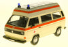 Motormax Volkwagen T3 Ambulance Emergency Doctor 1979-1992 1/24 Model Car with Individual Number Plate