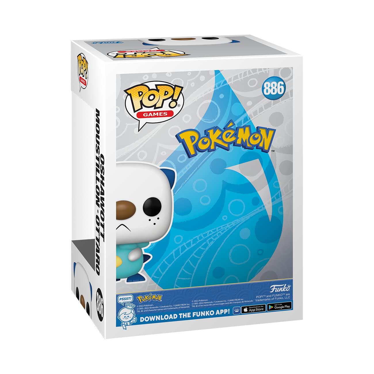 Funko POP! Games: Pokemon - Oshawott - Collectable Vinyl Figure - Gift Idea - Official Merchandise - Toys for Kids & Adults - Video Games Fans - Model