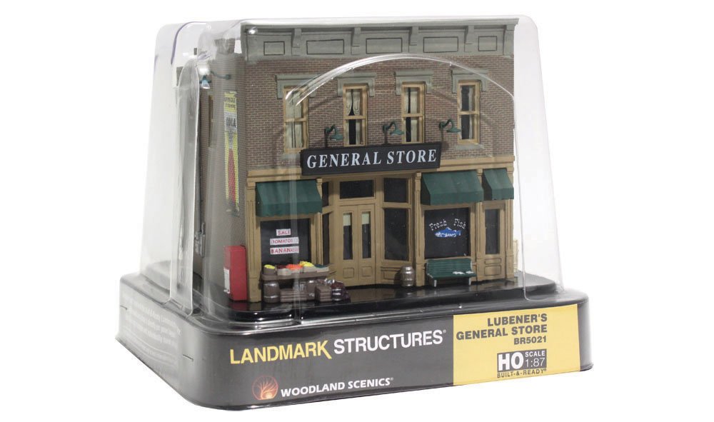WOODLAND SCENICS BR5021 Blt/Rdy Lubener's General Store HO WOOU5021