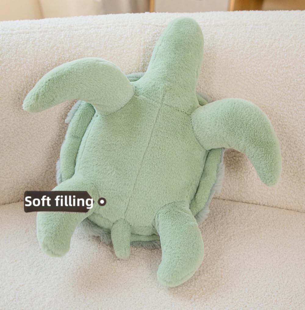Xshelley10 inch Turtle Stuffed Animals Plush Toy,Soft Sea Turtle Plush Toy Tortoise Plushies Pillow for Kids Birthday Gifts