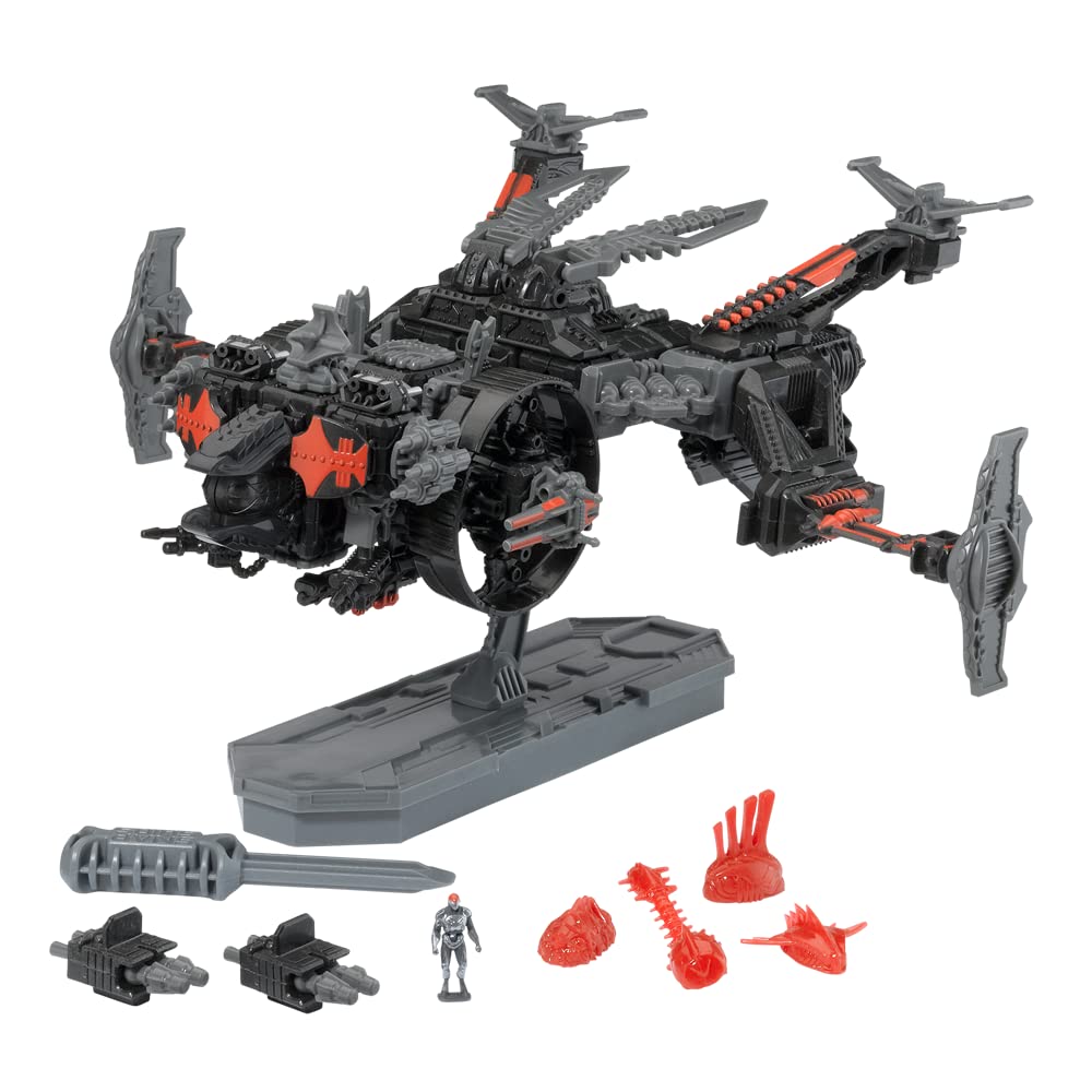 Snap Ships - KOMPLEX Hammerjaw K.L.A.W. Gunship - Building Toy Sets - 3 Builds - Ages 8+