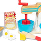 Melissa & Doug Wooden Make-a-Cake Mixer Pretend Play Baking Set