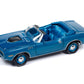 1971 Plymouth Barracuda Convertible Blue Fire Metallic with Blue Interior Mecum Auctions Limited Edition to 2496 Pieces Worldwide Hobby Exclusive
