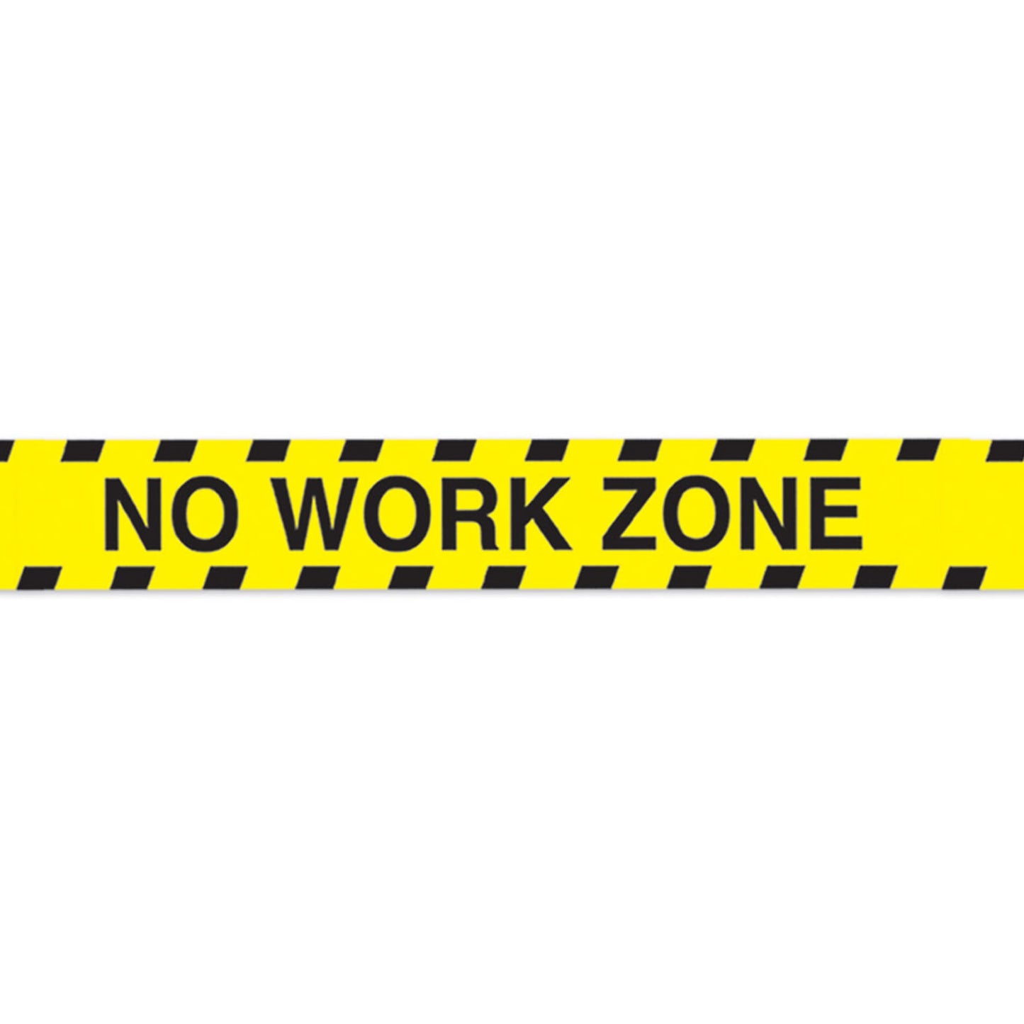 No Work Zone Party Tape Party Accessory (1 count) (1/Pkg)