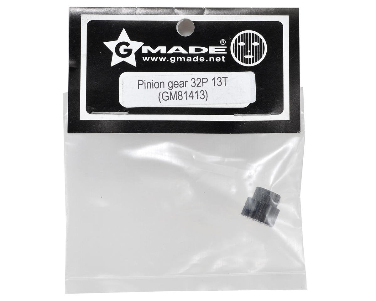 G-made 81413 32 Pitch 3mm Hardened Steel Pinion Gear, 13T (1)
