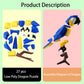 3D Magnetic Puzzle,Magnetic Animal Puzzle Toys for Adult,ParrotModel Collectible Novelty Desk Decor Toy