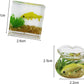 1Pc Square Fish Tank Toy, 1:12 Scale Miniature Dollhoue Accessories, Resin Dollhouse Fish Tank Accessories for Garden Scene Decor