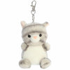 Aurora® Adorable Palm Pals™ Silver Kitty™ Clip-On- Fun Collectible Plush for Kids and Adult Collectors - Perfect for Backpacks and Birthday Gifts