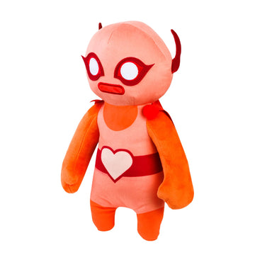 Gang Beasts Red Wrestler Plush 12" Video Game Character Doll Figure
