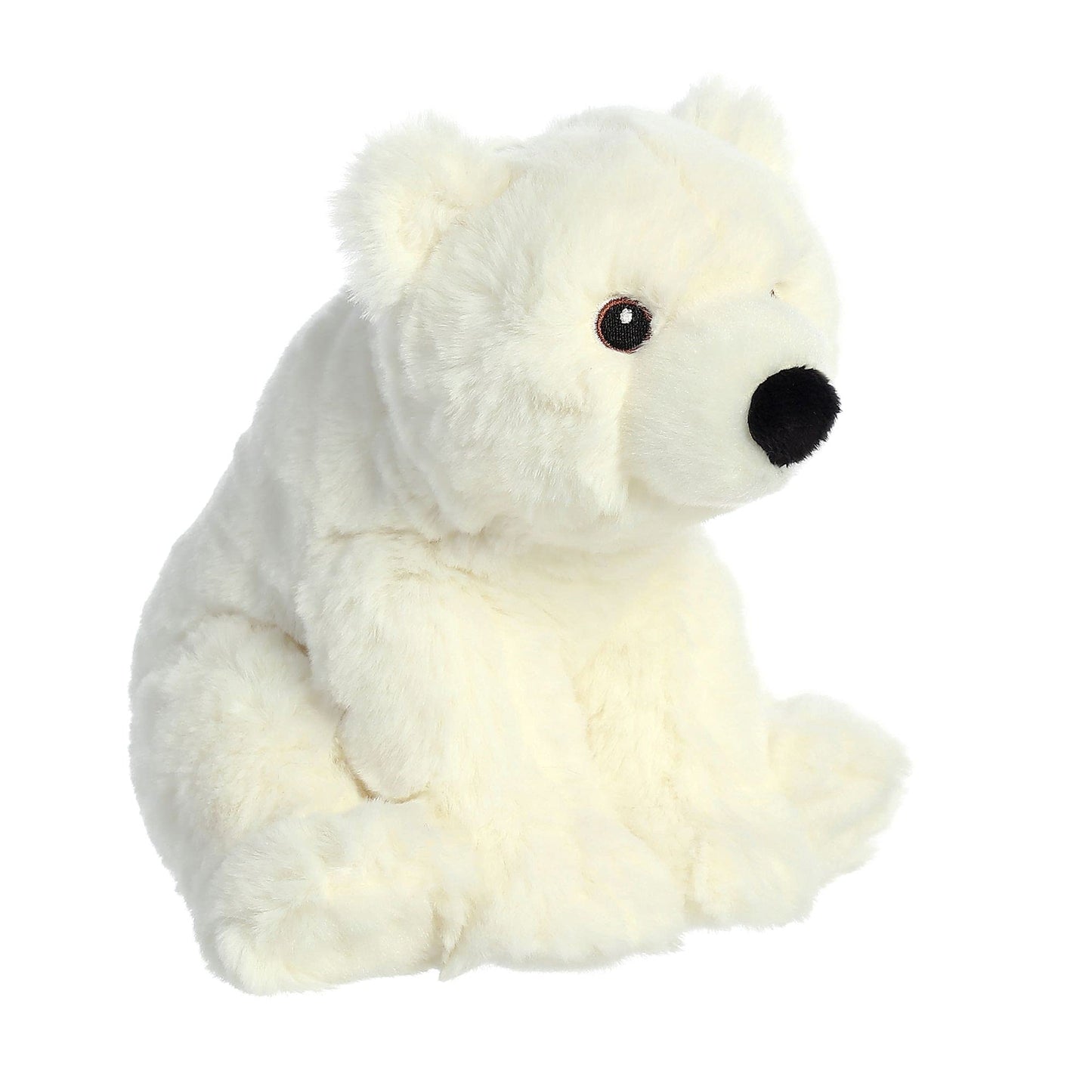 Aurora® Responsibly Made Eco Nation™ Polar Bear Stuffed Animal - Ideal for Playtime Adventures - Perfect for Birthdays or Just Because - White 7.5
