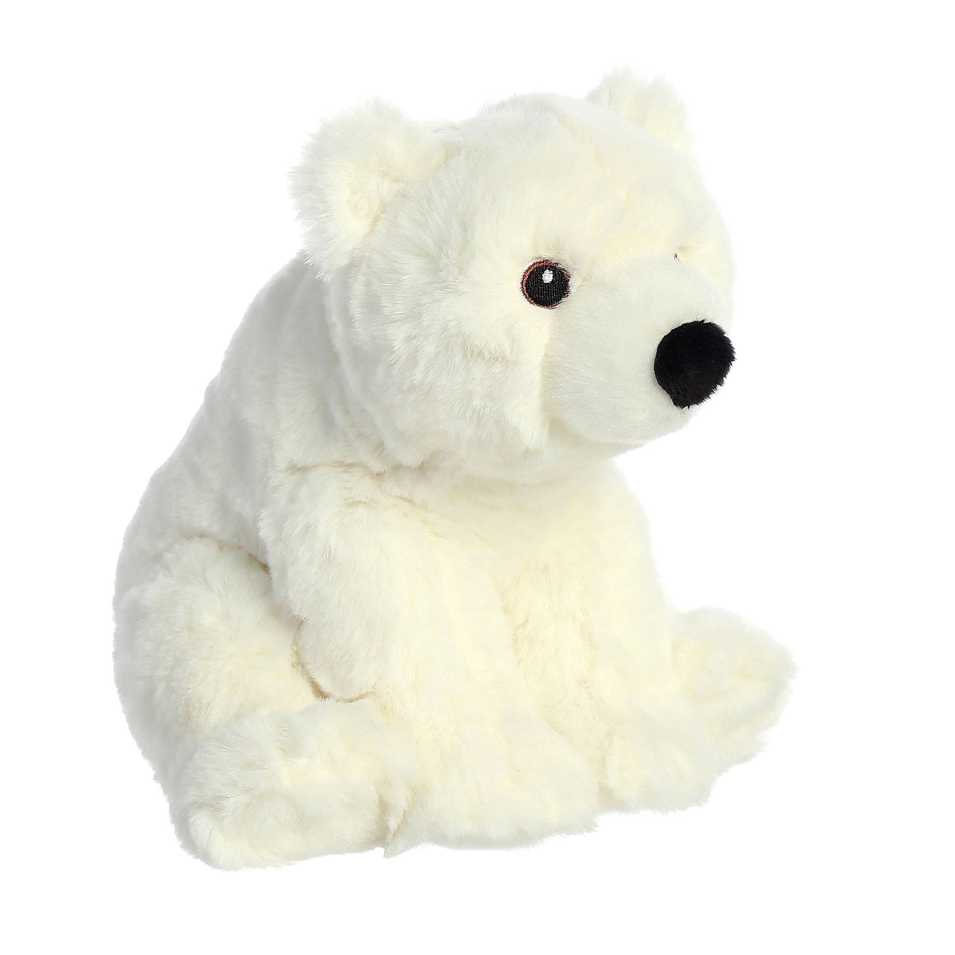 Aurora® Responsibly Made Eco Nation™ Polar Bear Stuffed Animal - Ideal for Playtime Adventures - Perfect for Birthdays or Just Because - White 7.5