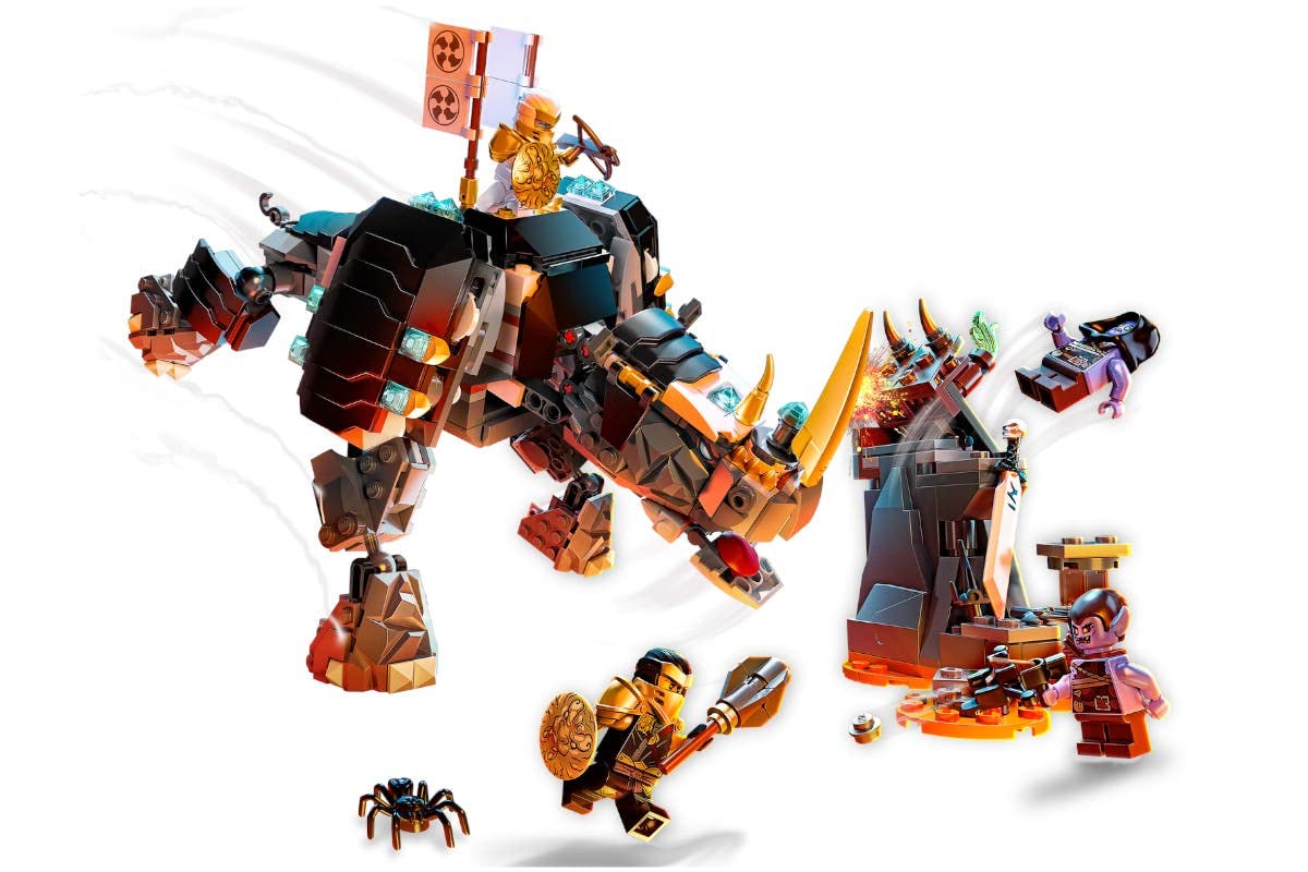 LEGO NINJAGO Zane’s Mino Creature 71719 Board Game Adventure, Ninja Building Set for Kids (616 Pieces)