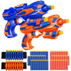 2 Pack Boys Toy Guns-Soft Foam Darts&Wrist Bands, Party Supply for Kid 3-9