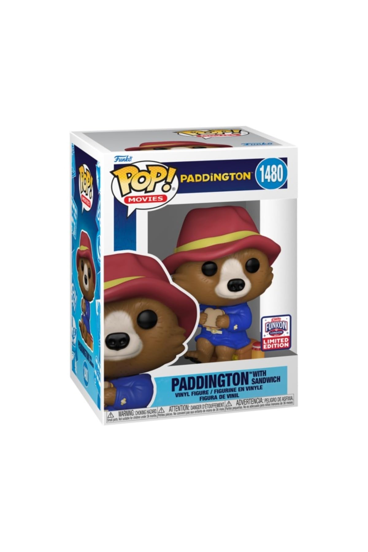 Funko Paddington with Sandwich Exclusive Funkon Pop Vinyl Figure 1480