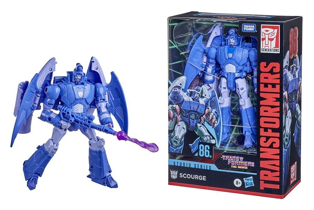 Transformers Toys Studio Series 86 Voyager Class The The Movie 1986 Scourge Action Figure - Ages 8 and Up, 6.5-inch