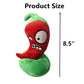 Suyudian 3 PCS PVZ Plant and Zombies Plush Plants Sets 1 2 Stuffed Soft Toys Chili, Double Cherry, Wogua PVZ Figure Doll, Great Gifts for Boys