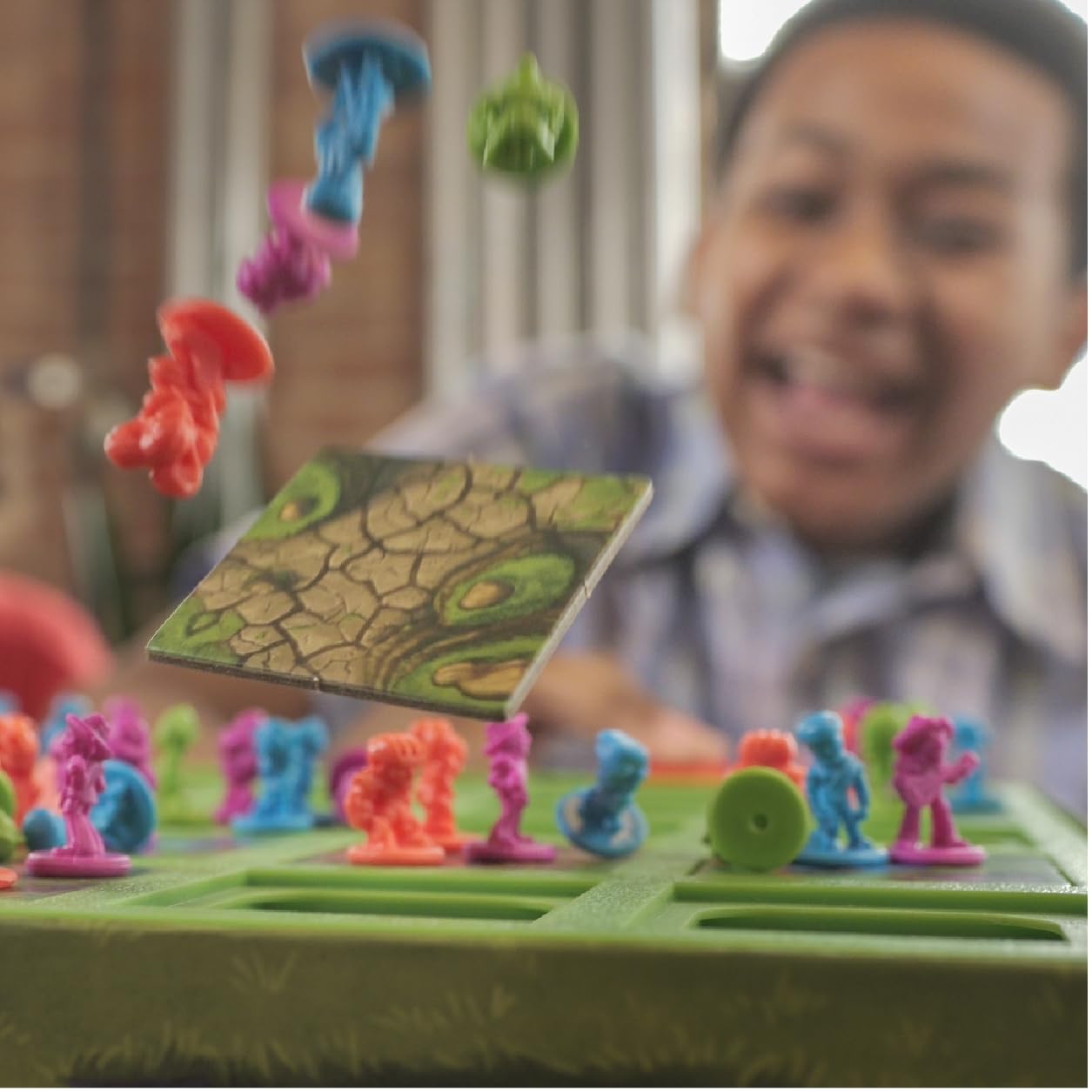 Buffalo Games - Hold Your Ground - Deck Building Action Game - Survival Space Shrinking Action - Strategic Position Game - Ages 8 and Up