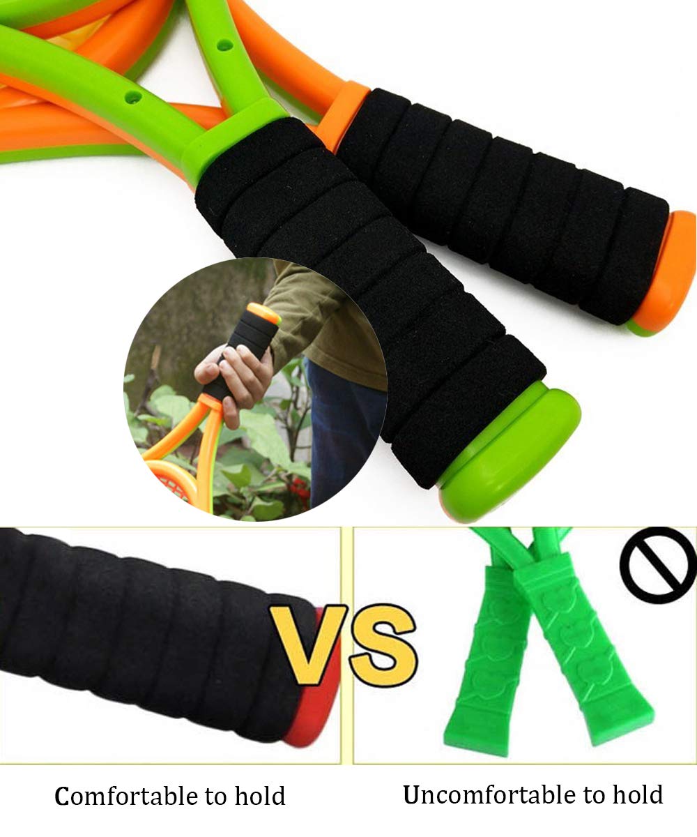 Crefotu Kids Tennis Set for Children Toddler Outdoor Indoor Sport Play