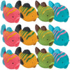 Fun Express Fish Squirt Toys Bulk Set of 12 - Bath Toys for Kids Ages 1-3 & Toddlers 2-4 | Pool Toys & Party Favors for Kids Birthday | Sea Animal