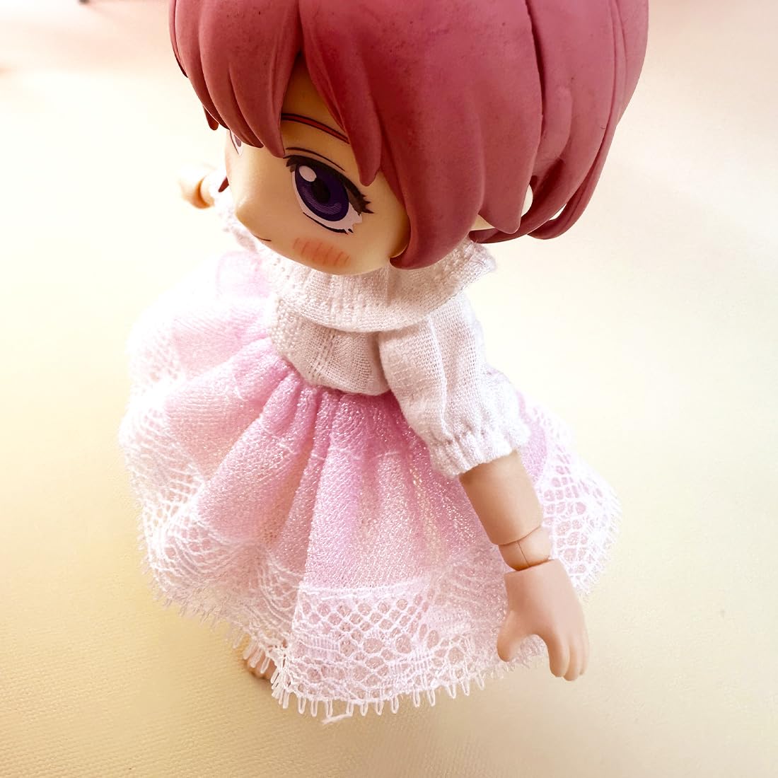 Xyrmync Ob11 Doll Clothes Shorts Lace Petticoat 1/12 BJD Doll Dress Up Accessories for Girls (White)