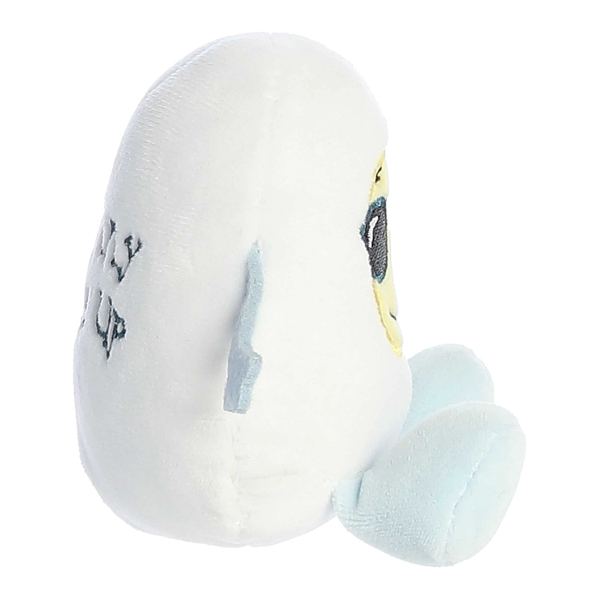 Aurora Punny Eggspressions Sunny Egg Stuffed Animal - Humorous Wordplay - Playful Expression - White 3.5 Inches