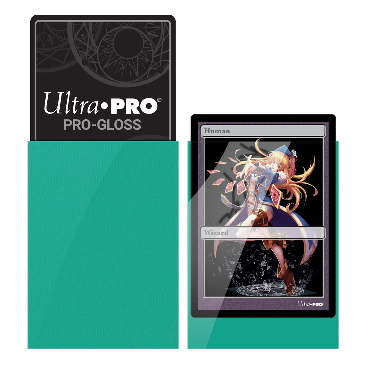 Ultra Pro (60 Count) Aqua Deck Protector Sleeves - Made to Fit Small Japanese Size Cards (62mm x 89mm) Battle Friends and Enemies Sporting This