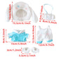 niannyyhouse Doll Dressup 7.8in/20cm Plush Doll Clothes Blue Dog Suit Stuffed Figures Toys Accessories