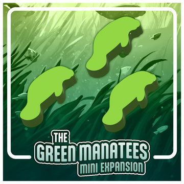 Green Manatees Mini Expansion (Expansion for Manatee Sanctuary Board Game)