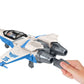 Mattel Disney and Pixar Lightyear Vehicle & Figure Toy, 20-in XL-15 Spaceship with 5-in Buzz Figure, Eject Action & Projectiles