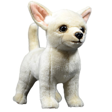 FRANKIEZHOU Realistic Chihuahua Plush, Puppy Dog Stuffed Animals for Kids, Girls Gifts, Hugging Pillow