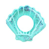 ZaH Shell Swim Rings for Kids Adults Pool Swimming Ring Inflatable Float Raft Water Swim Tube Summer Beach Party Decoration (Blue, Kids)