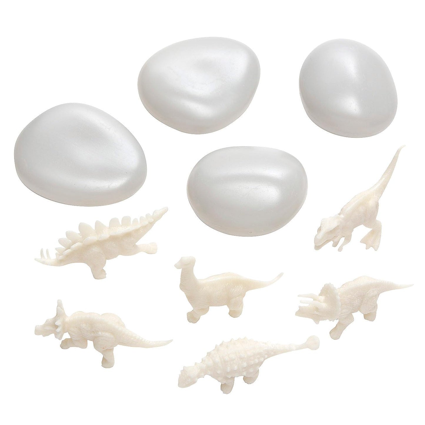 Fun Express DIY Glow in The Dark Dinosaur Sculpture and Rock Painting Kit for Kids, All in One Kids Craft Kit, Birthday and Everday Gifts, Great