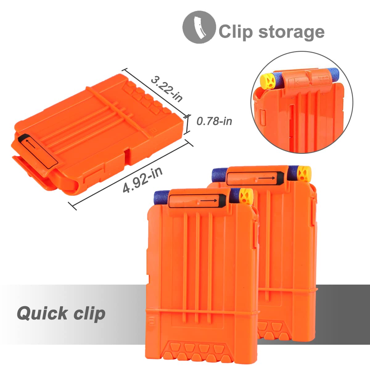 POKONBOY 2 Sets Tactical Vest Kits Compatible with Nerf Guns N-Strike Elite Series