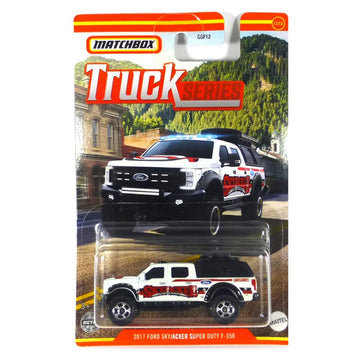 Mattel Matchbox 2017 Ford SKYJACKER Super Duty F-350 Truck