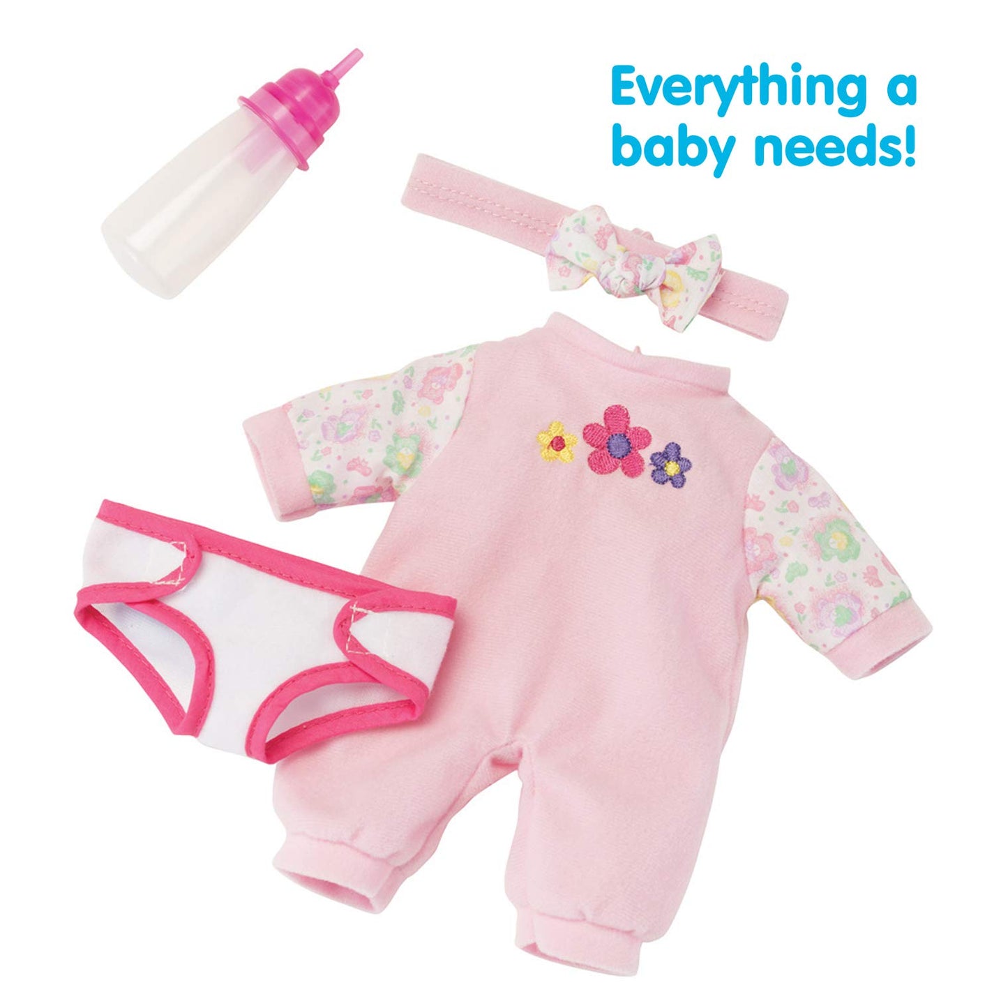 Kidoozie Sweetie Doll - Soft-Bodied 12 Inch Doll with Open and Close Eyes for Ages 12 Months and Up - Perfect for Encouraging Emotional Development