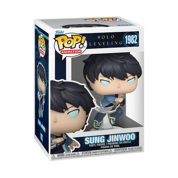 Funko Pop! Animation: Solo Leveling - Sung Jinwoo - 1/6 Odds for Rare Chase Variant - Styles May Vary - Collectable Vinyl Figure - Gift Idea
