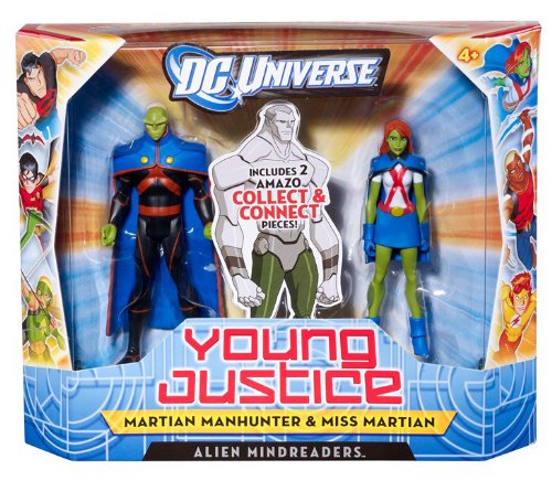 DC Universe Young Justice Martian Manhunter And Miss Martian Figure 2-Pack