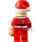 LEGO Holiday Minifigure - Santa Claus (with Toy Sack) 4 Pack with Minifigureland Tile